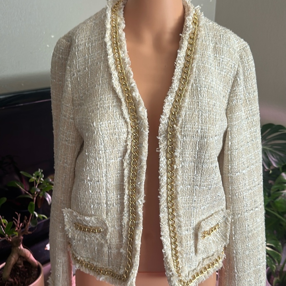 Chanel Style Tweed Lady Jacket from Saks - NEW, medium , WD.NY
